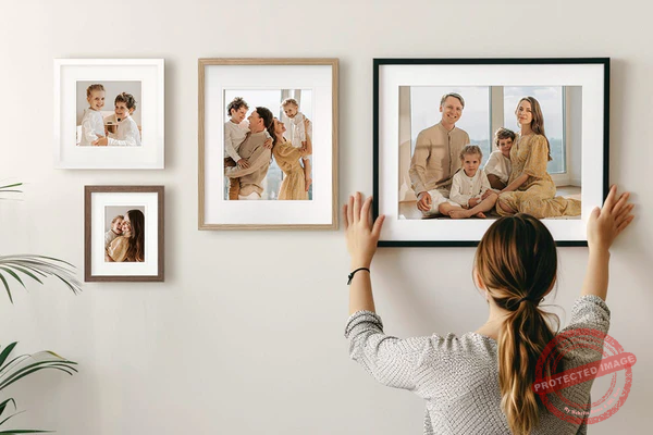 Hanging Family Photo in Dubai